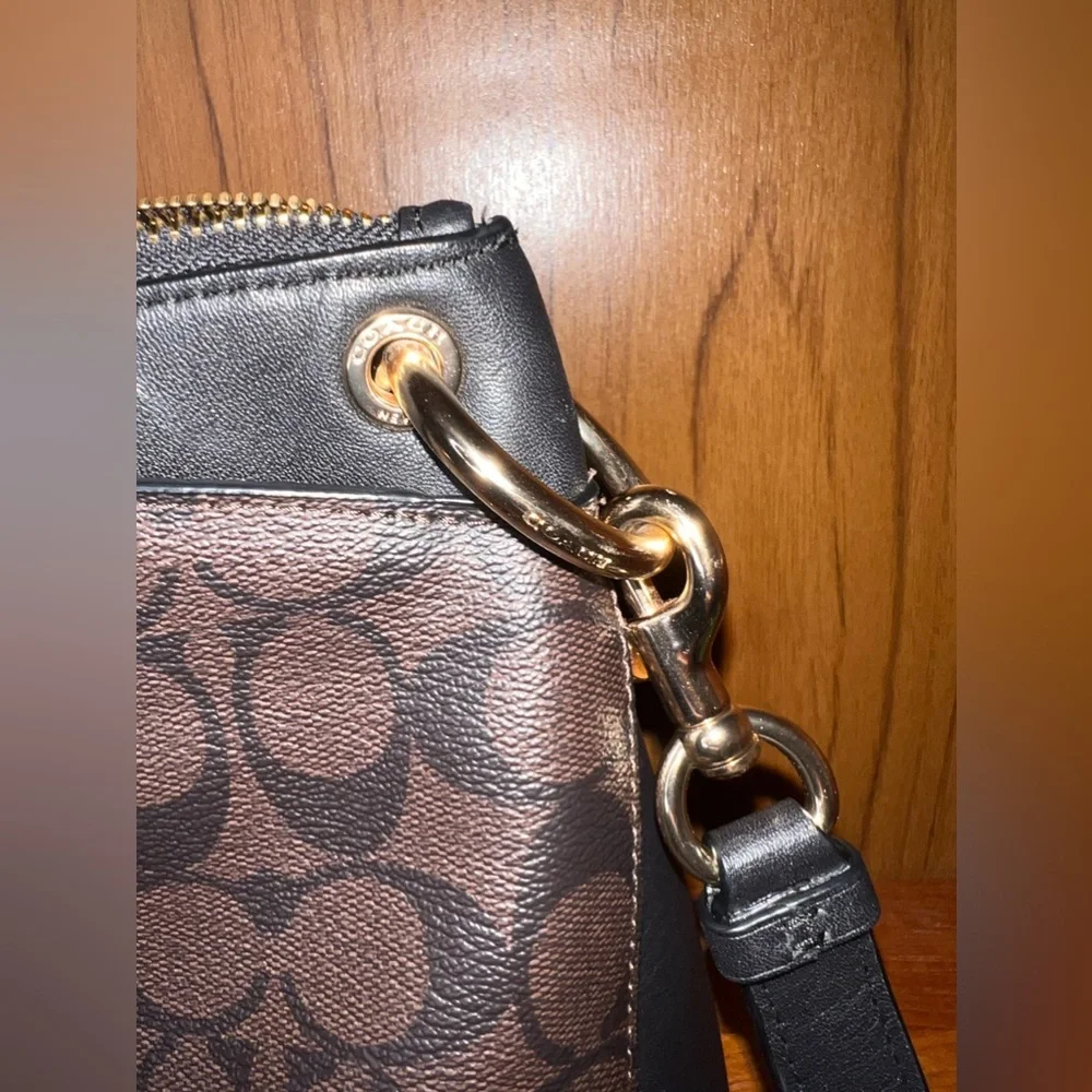 COACH Mia Satchel In Signature Canvas - Picture 9 of 12